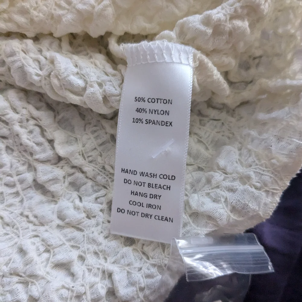 All:Row Textured Sleeveless Ruffle Neck Top | Size M | NWT - Picture 3 of 6